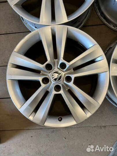 Оригинальные диски Skoda R17, 5:112, цо 57.1