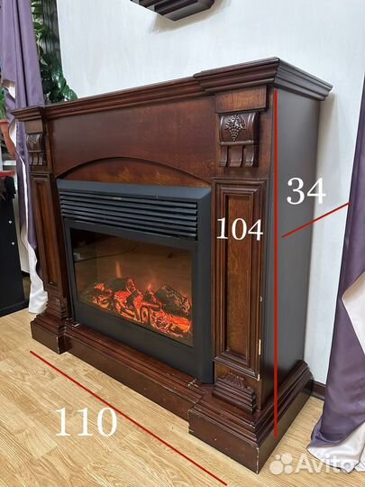 Камин электрический бу