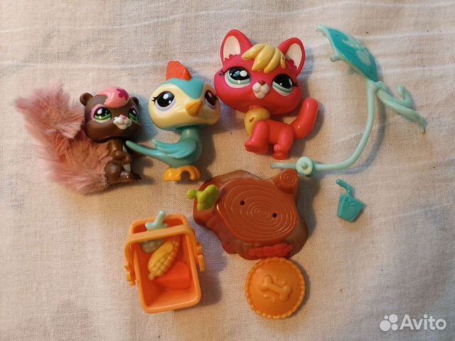 Littlest Pet Shop lps лпс оригинал лиса птица купить в Москве | Хобби и ...