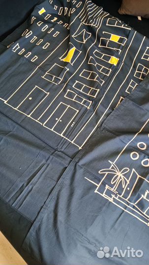 2 отреза ткани от штор Икеа. Тюль