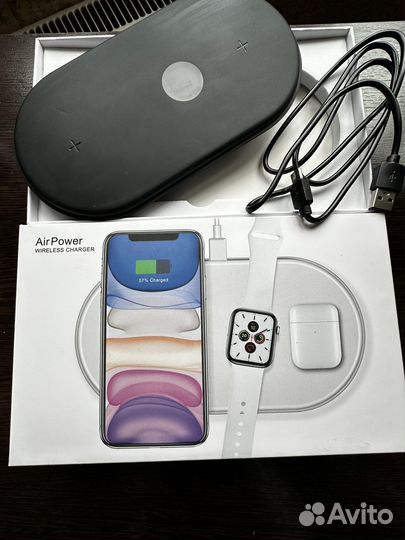 Беспроводная док станция для Apple (3 в 1)