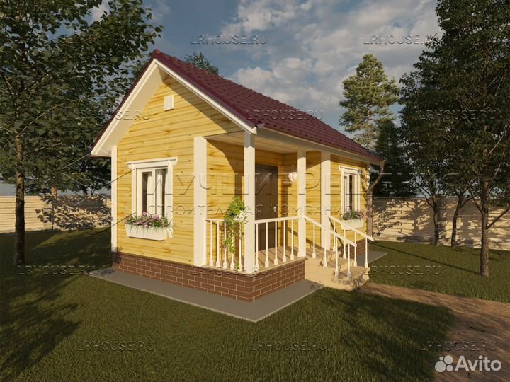 Каркасный дом 5х4 метра / дс-103