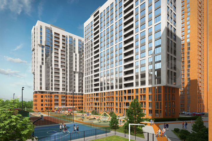 2-к. квартира, 48,7 м², 6/19 эт.