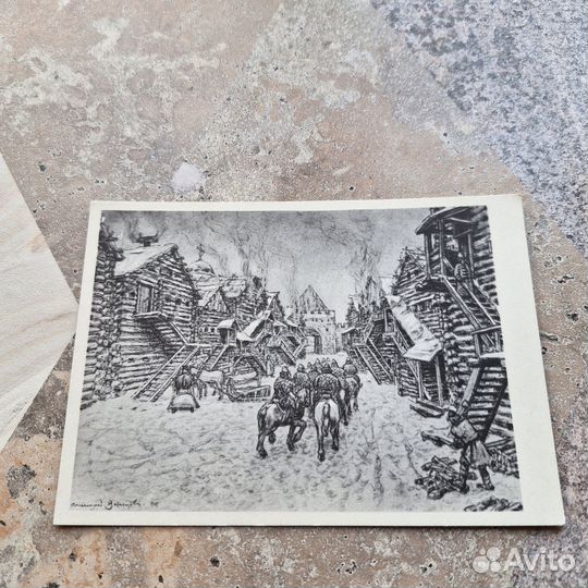 Почтовая карточка Старая Москва 1905 г. Васнецов