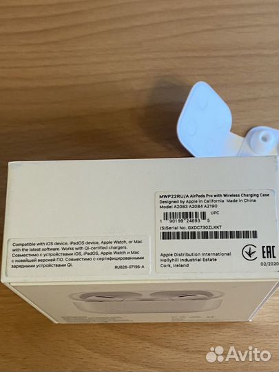 Беспроводные наушники Apple AirPods Pro