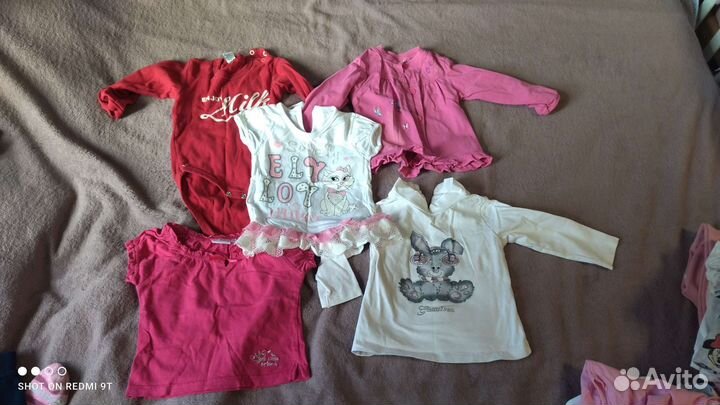 Вещи пакетом на девочку 74-80