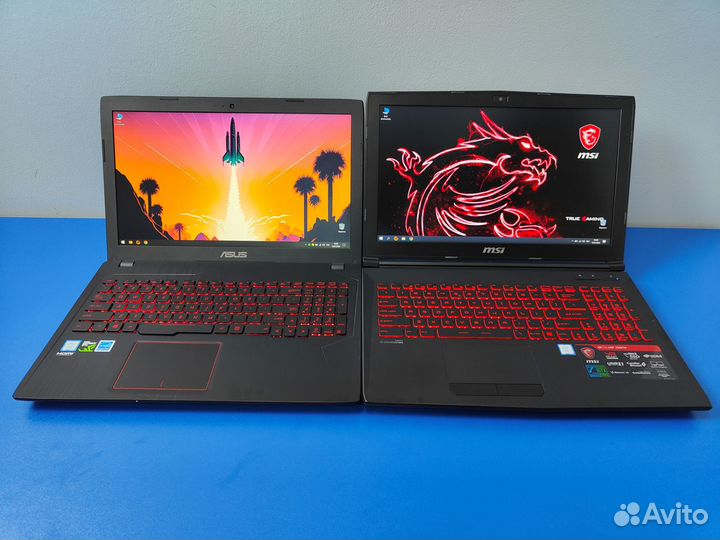 Игровой ноутбук MSI Dell Acеr Аsus HP GTX 1050 Ti