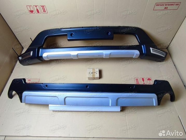 Накладки на бампера Mazda CX5 2013-2016 (новые)