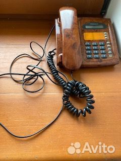 Телефон кнопочный стац.с доп.нов.шнуром и розеткой
