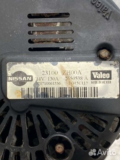 Генератор infiniti Qx56 2008