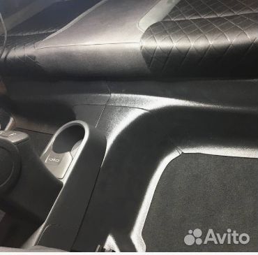 Накладки на тоннель 2 ряда Skoda Rapid 2020