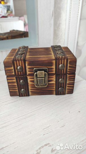Сундук деревянный набор