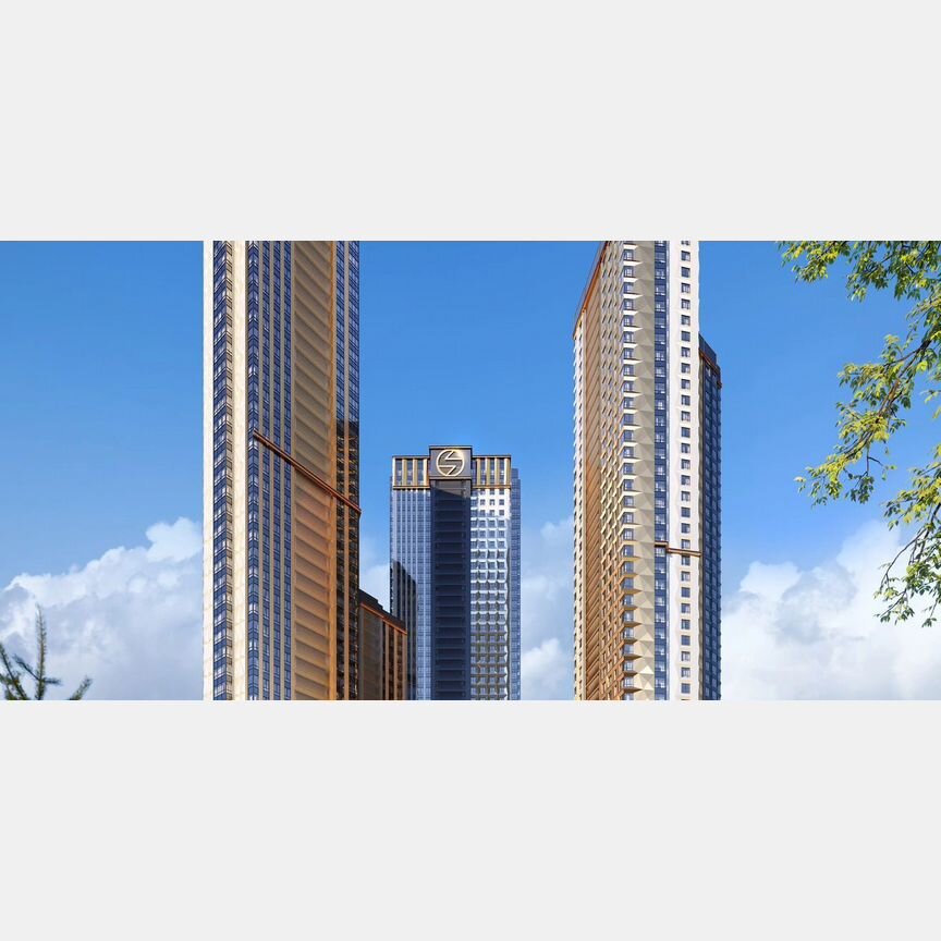 1-к. квартира, 62,2 м², 17/50 эт.