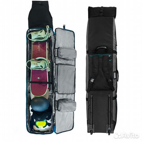 Чехол для сноуборда серый 166 см