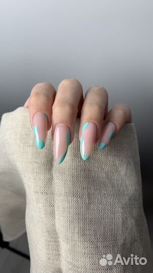 Модель на маникюр без покрытия