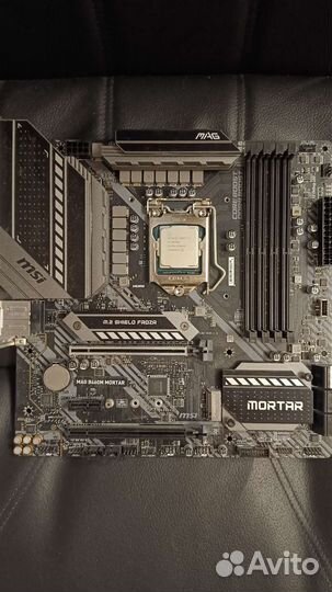 Материнская плата Msi+проц i5 10400f