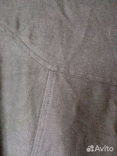 Трэнч женский пальто лен 44-46