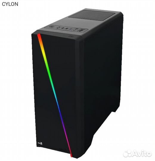 Корпус Aerocool cylon Miditower Без бп чёрный, CYL