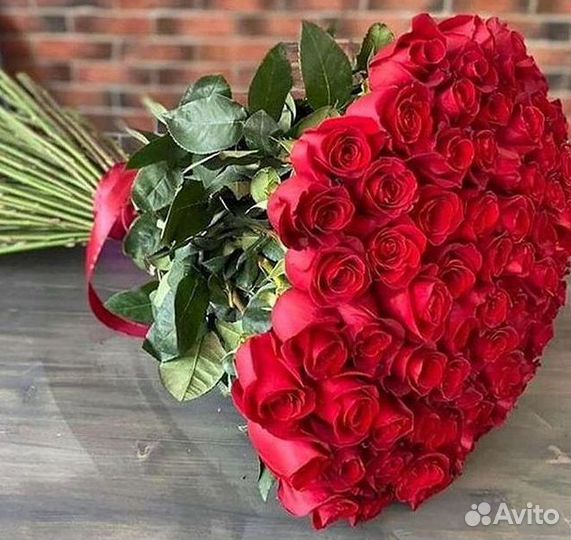 Высокие розы Доставка цветов