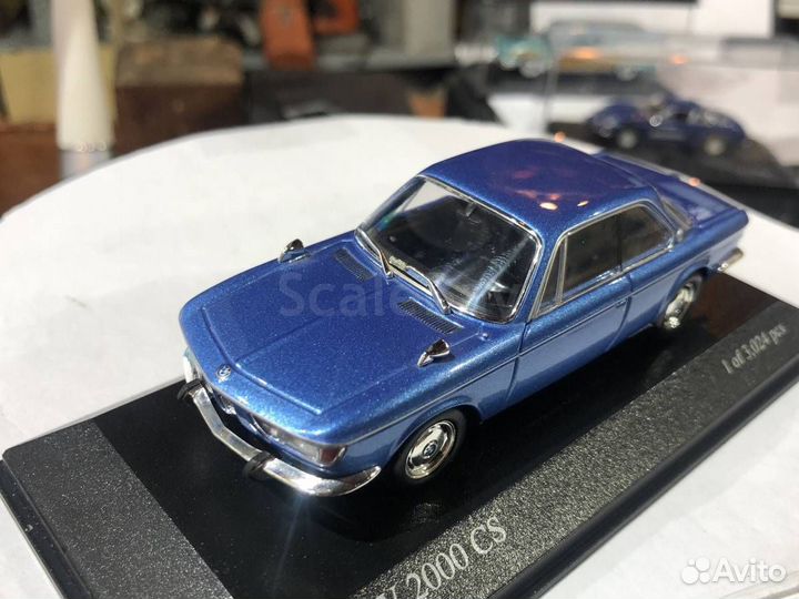 Коллекционная модель. BMW 2000 CS light blau M