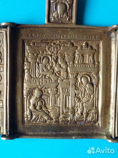 Икона-Складень старинная 