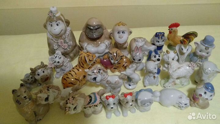 Фигурки зодиака из фарфора