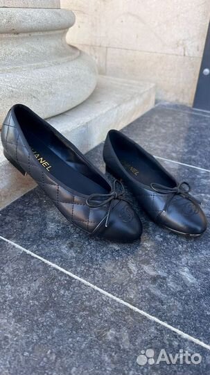 Балетки натуральная кожа