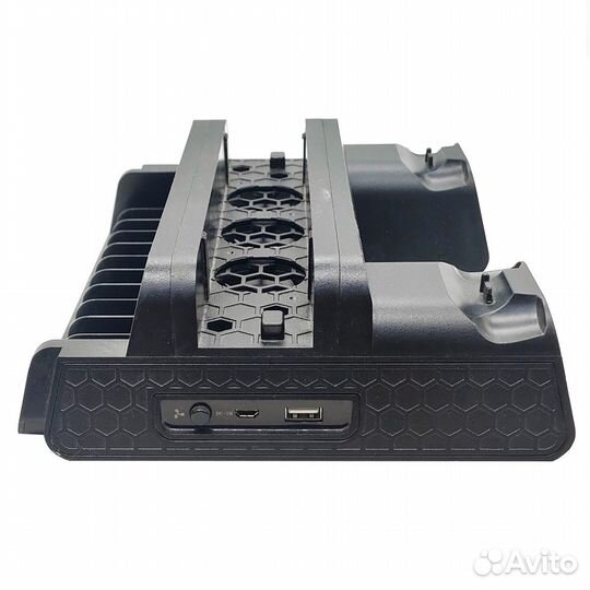 Вертикальная подставка с охлажден для PS4 Pro/Slim