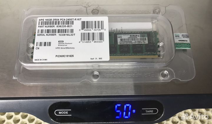 Память HPE 16GB 836220-B21/ 809081-081/ 846740-001