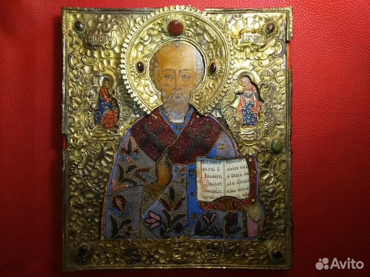 Икона серебро