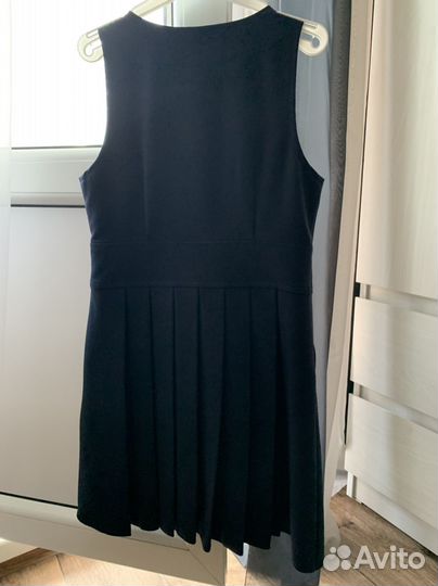 Школьный сарафан синий 134