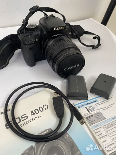 Зеркальный фотоаппарат canon 400D