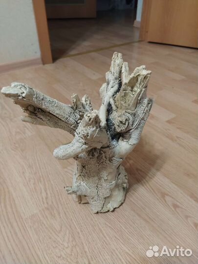 Коряга, керамическая декорация для аквариума