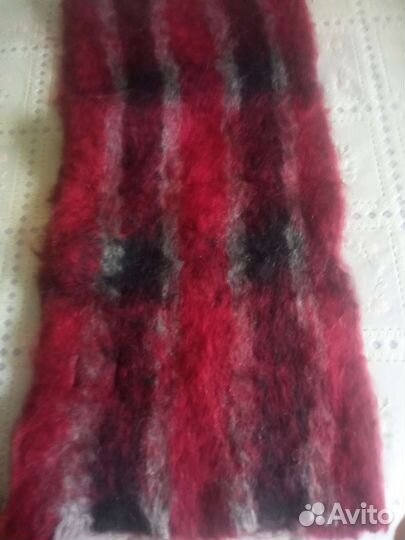 Шарф мужской новый, мохер, Индия