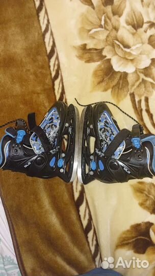 Коньки раздвижные nordway 30-33