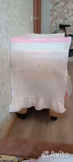 Детская кроватка люлька с маятником