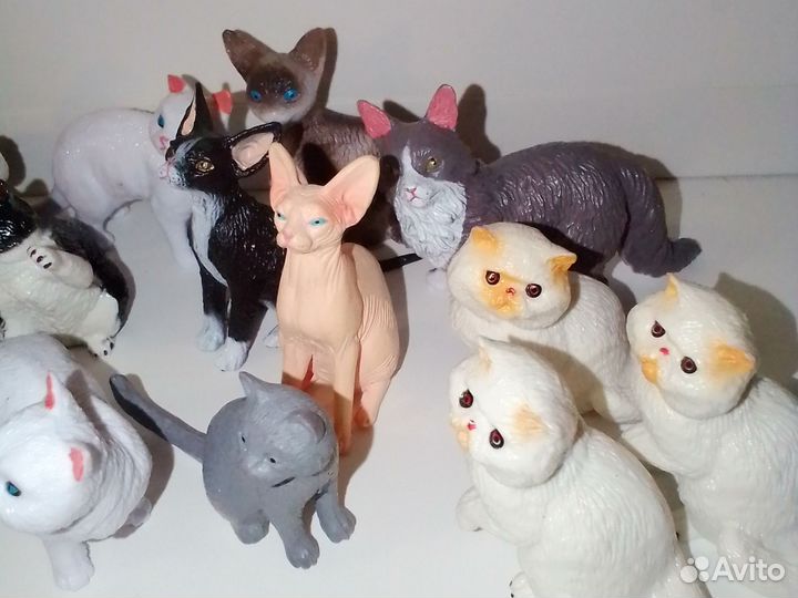 Фигурки кошек для кукол Барби, 16 штук, лотом
