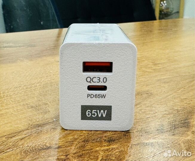 Сетевой адаптер Xiaomi GaN 65w USB-C QC 3.0