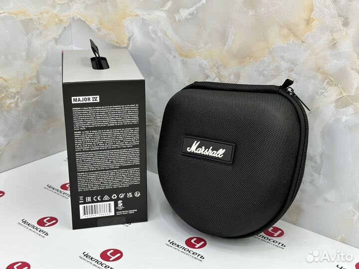 Наушники Marshall Major 4 Brown Bluetooth + сумка