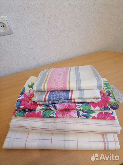 Отрезы льняные, вафельная ткань. Качество СССР