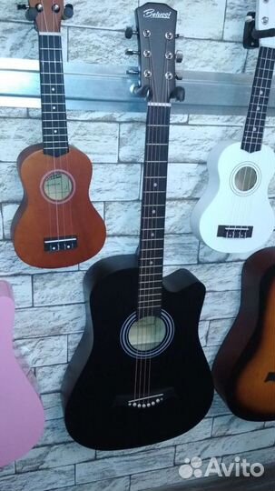 Акустическая гитара Чёрная