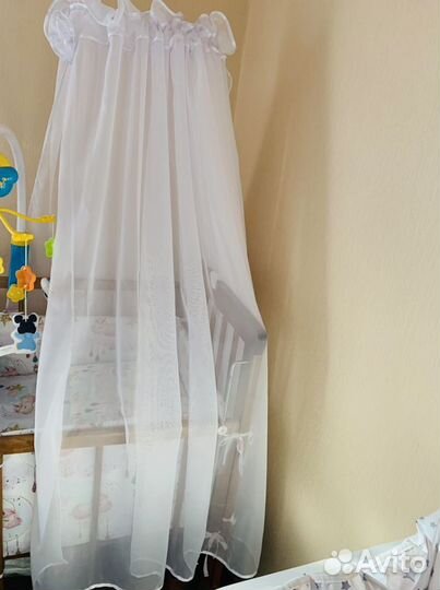 Балдахин в кроватку (вуаль)