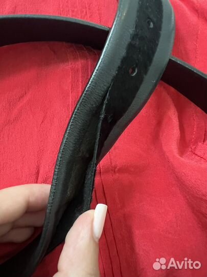 Мужской кожаный ремень