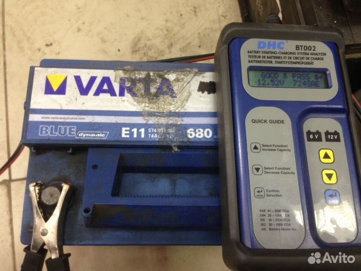 74Ач Аккумулятор Б/у Varta E11