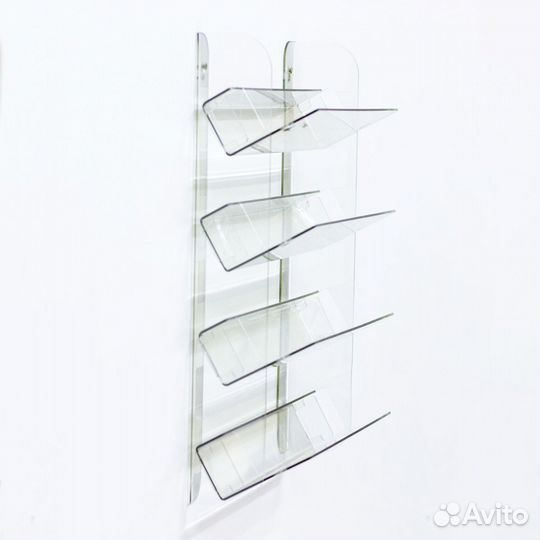 Полка для гель лаков на стену наклонная 308х370х97