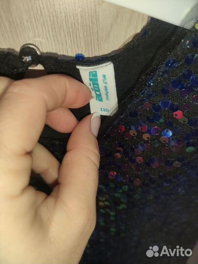 Платье праздничное с паетками
