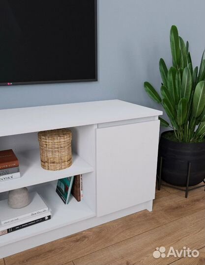 Тумба от производителя белая под телевизор 1200.1