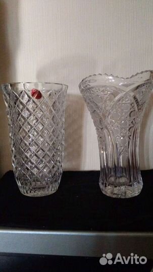 Хрустальные вазы Bohemia