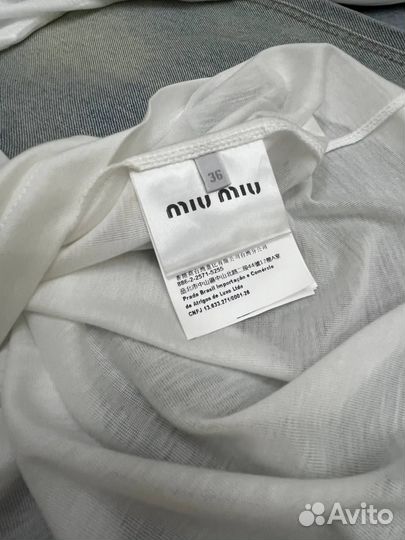 Лонгслив Miu Miu