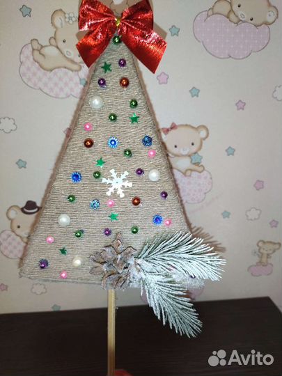 Новогодняя поделка ёлочка для сада и школы
